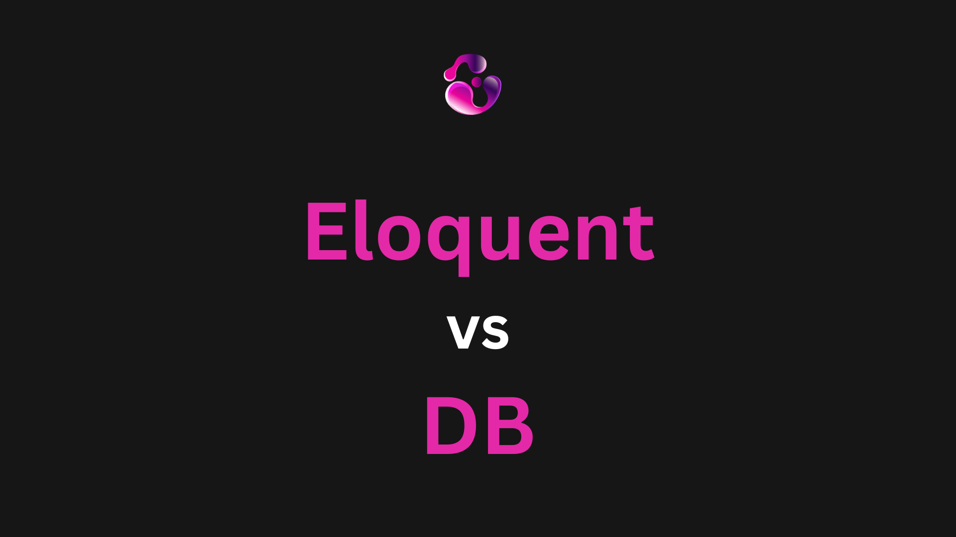Eloquent queries vs DB Facade
